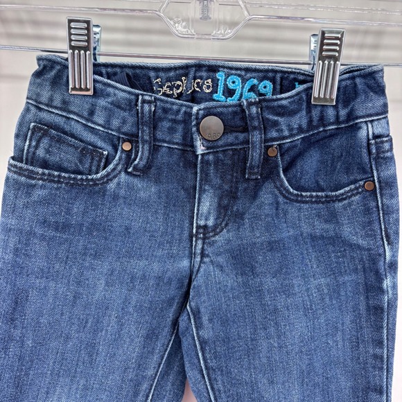 Gap Kids 1969 Boot Cut Jeans Denim Blue Girls Size 4 Regular - Picture 1 of 6